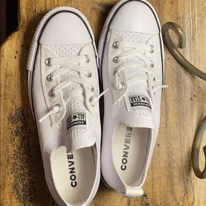 Converse slip on sneakers white and black